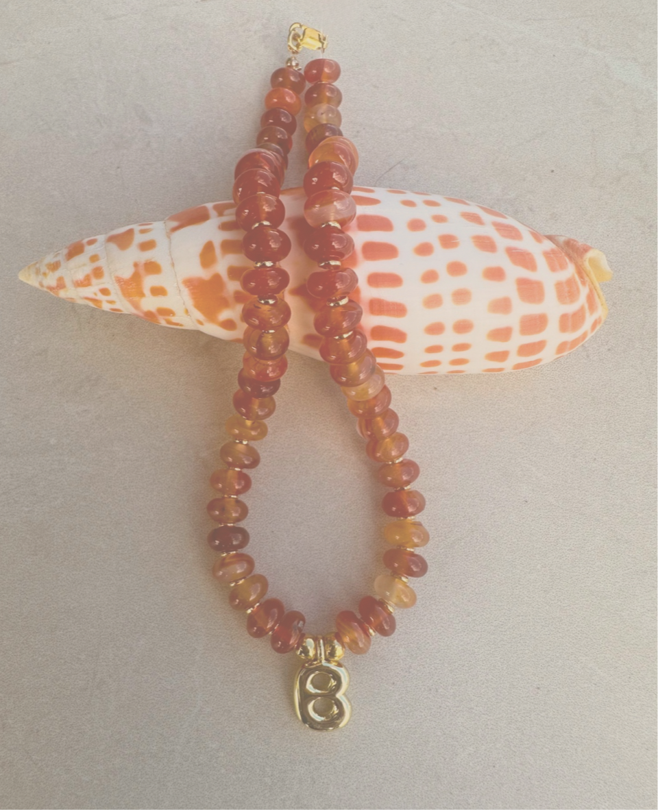 Ava initial Necklace