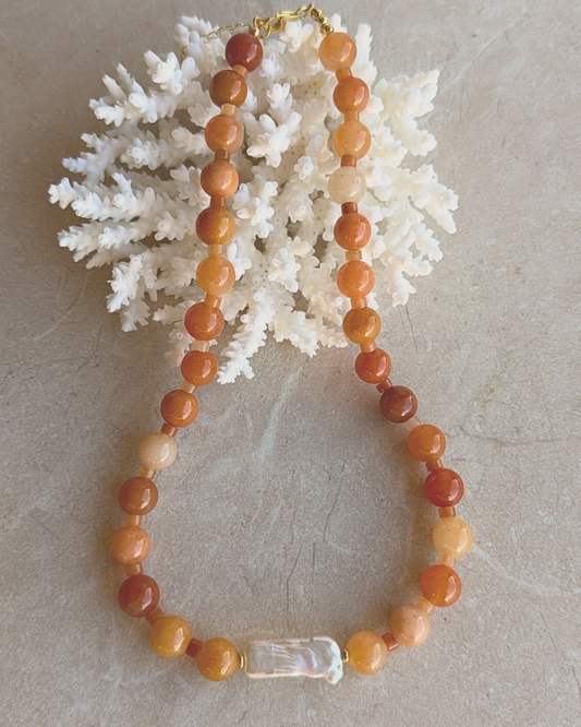 The Sol pearl Necklace